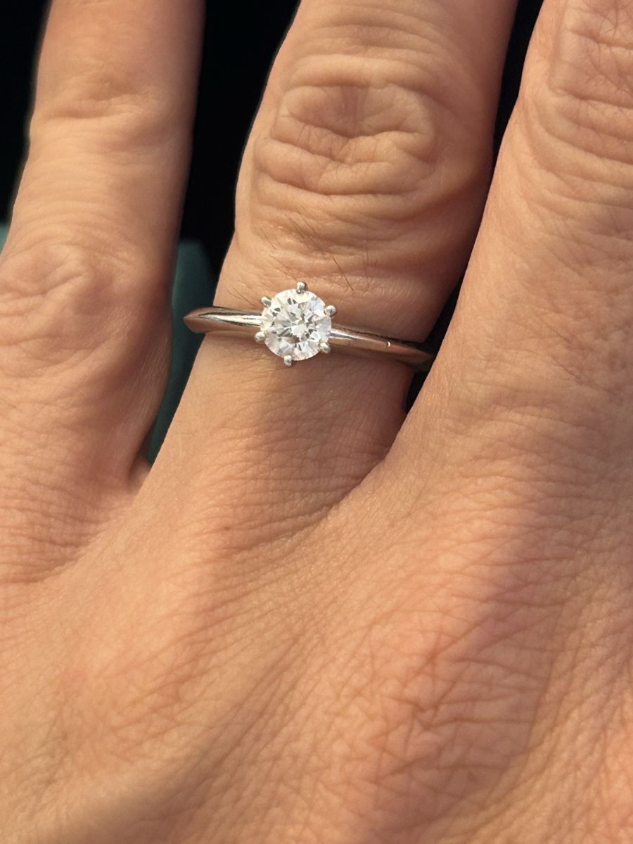 Tiffany & Co. Anelli: Tiffany & Co. Diamant-Platin Ring – Usato da Basel venduto da David_2019 6