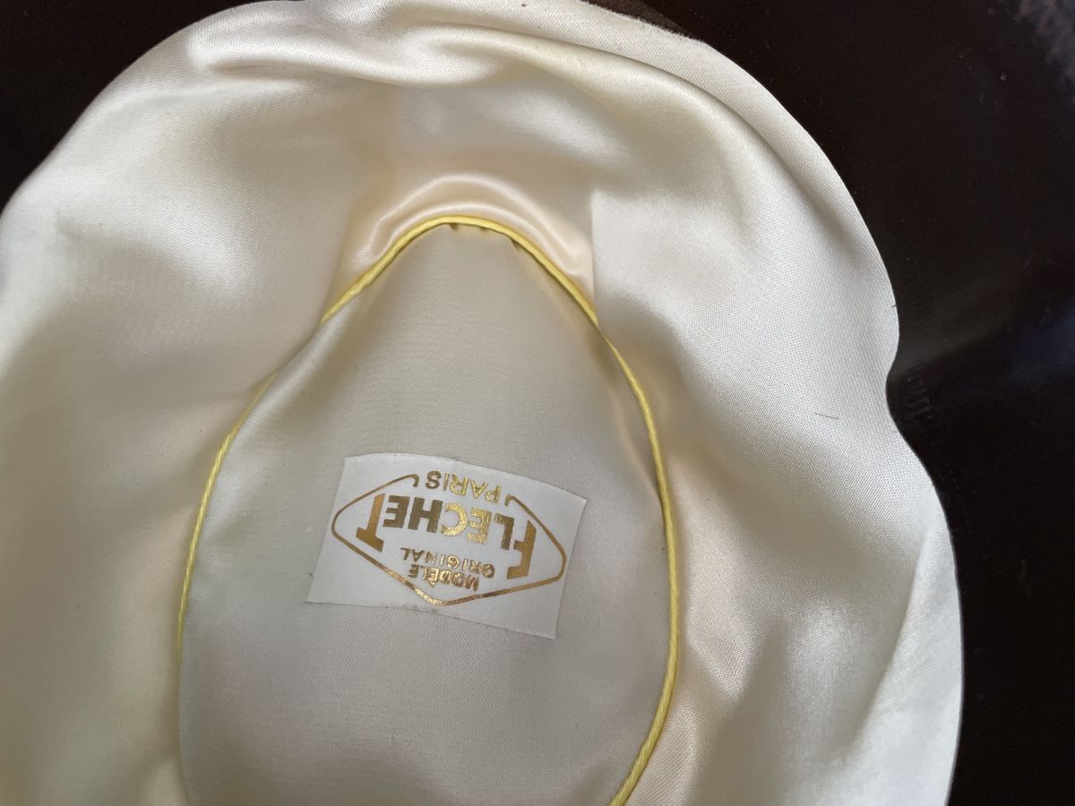 Hüte, Mützen & Caps: Vintage Fedora Hat Flechet Paris Brown – Gebraucht aus Neuchatel von shi_9fzw 5