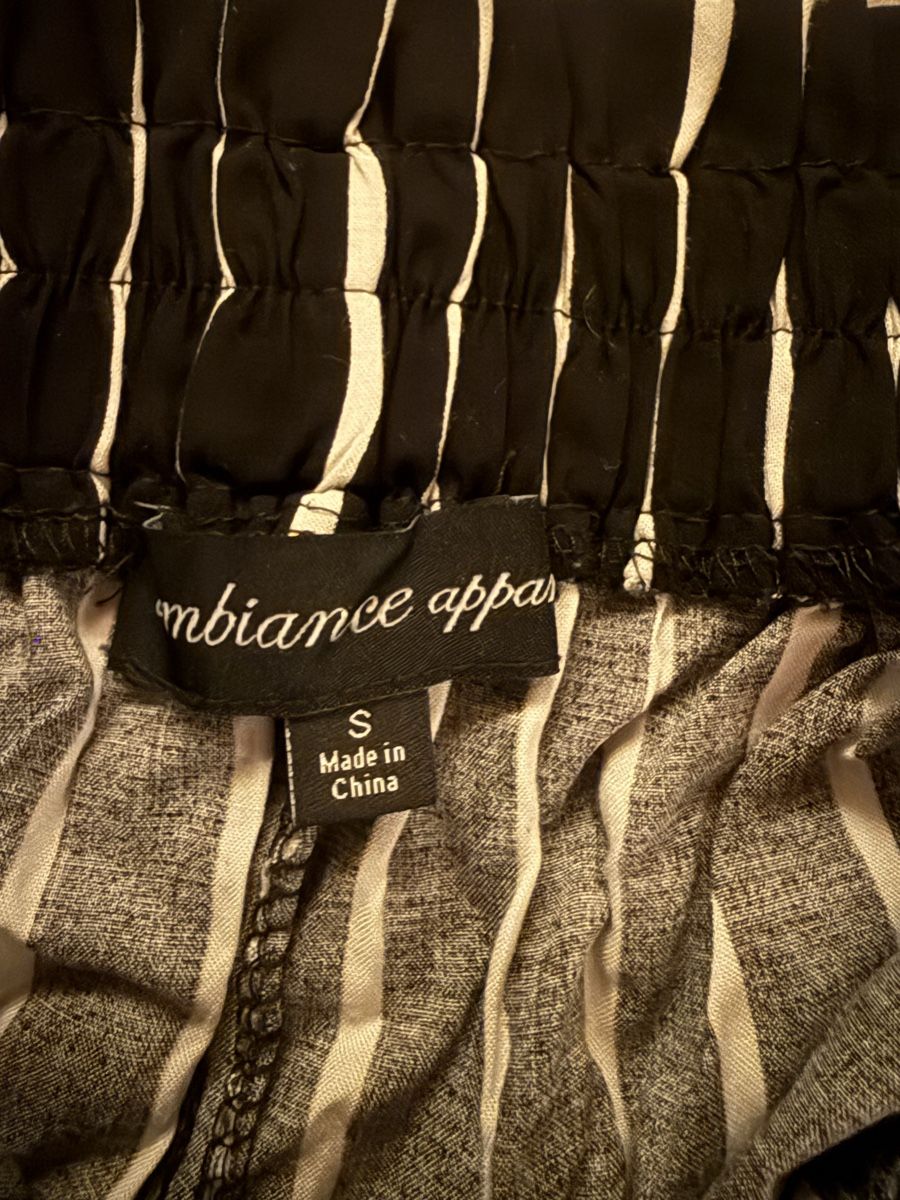 Pantaloni: Kurze Hose gestreift Schwarz Weis  – Usato da Bolligen venduto da lee_orange 2
