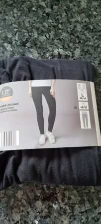 Damen Leggings UP2 Fashion, Gr. L (44/46), Neu, Schwarz