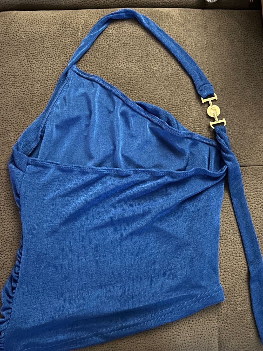 Top: SHEIN One-Shoulder Oberteil Blau Gr. M – Usato da Oberkulm venduto da angela_05 2