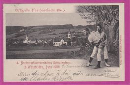 Weinfelden 1906   :   offiz Festkarte NO - CH - Schwingfest