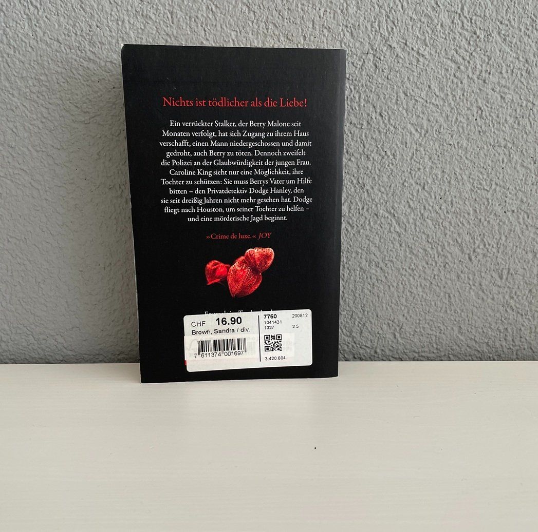 Bücher: Sandra Brown - Blinder Stolz – Thriller – Gebraucht aus Thun von Rowaner 2