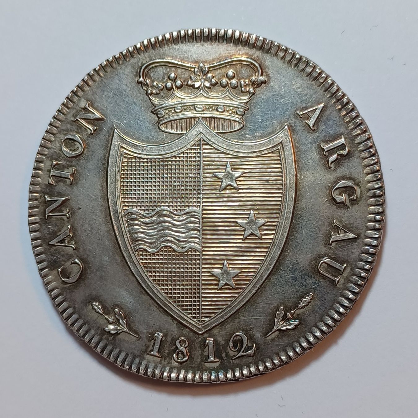 Tutti le monete: 4 Franken 1812 Aargau vz-stgl – Usato da Pfäffikon ZH venduto da Schweizer_Muenzen 1