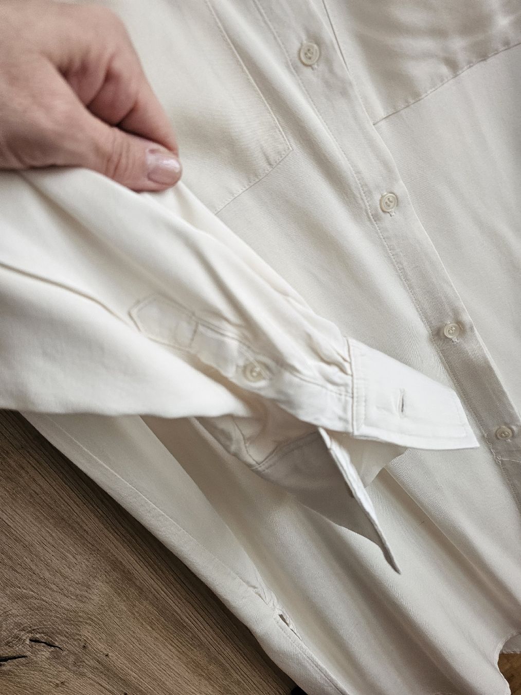 H&M Blusen: H&M Bluse lang, Gr.S, Creme  – Neu (gemäss Beschreibung) aus St.Gallen von amaka01 4