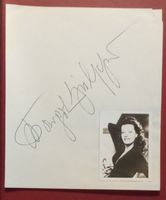 Margot Hielscher 1919-2017 Autogramm signiert Albumblatt
