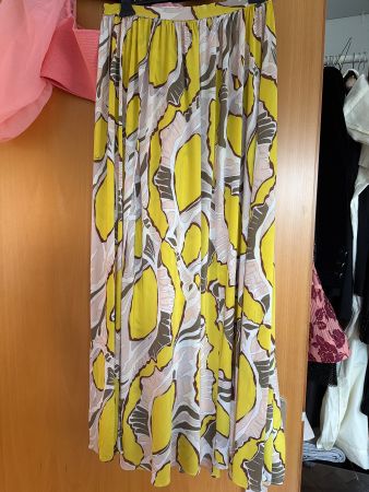 Sommerrock lang bunt gemustert ☀️leicht und luftig Gr. 36/38