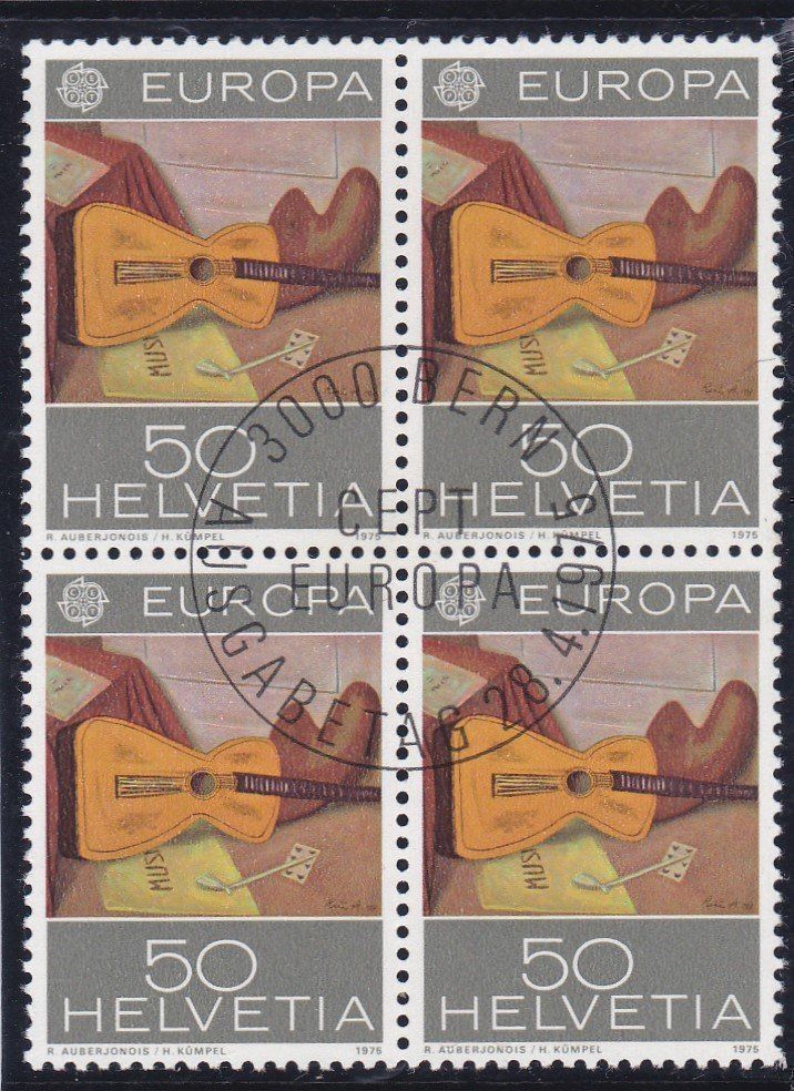 Tutti i francobolli: ET 4er Block EUROPA 1975 – Nuovo (secondo la descrizione) da Schliern b. Köniz venduto da joni20 1