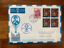 Ballonpost mit super Stempel 1971 Luxus  (V20)