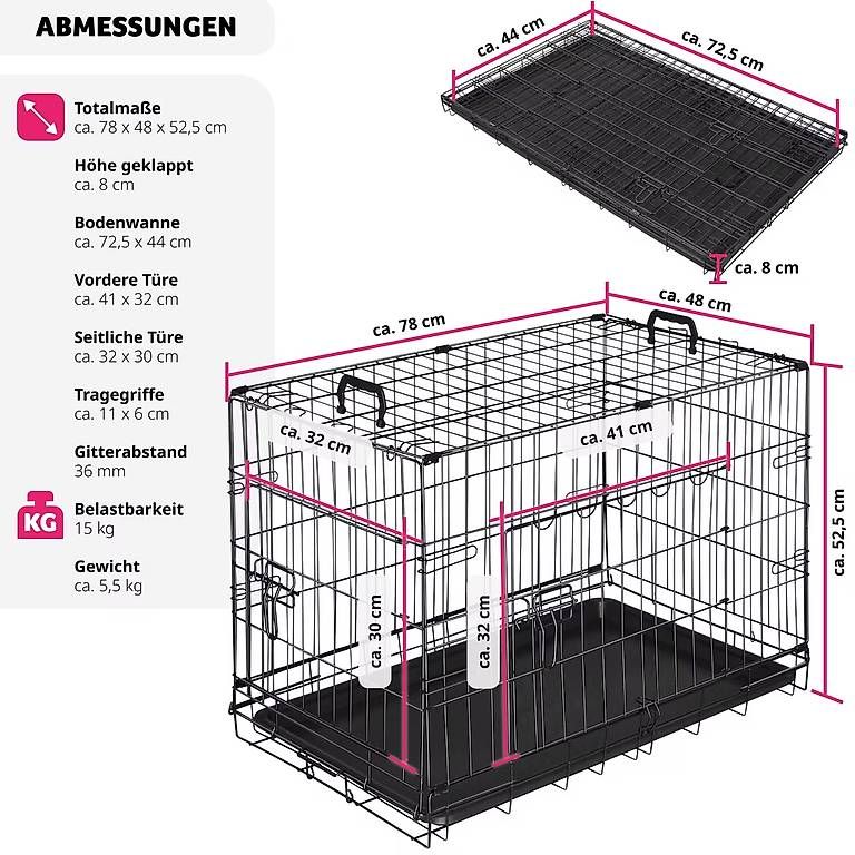 Gabbie, trasporto & Sicurezza: Cede cage transport chien / chat – Usato da Penthaz venduto da GGE01 1