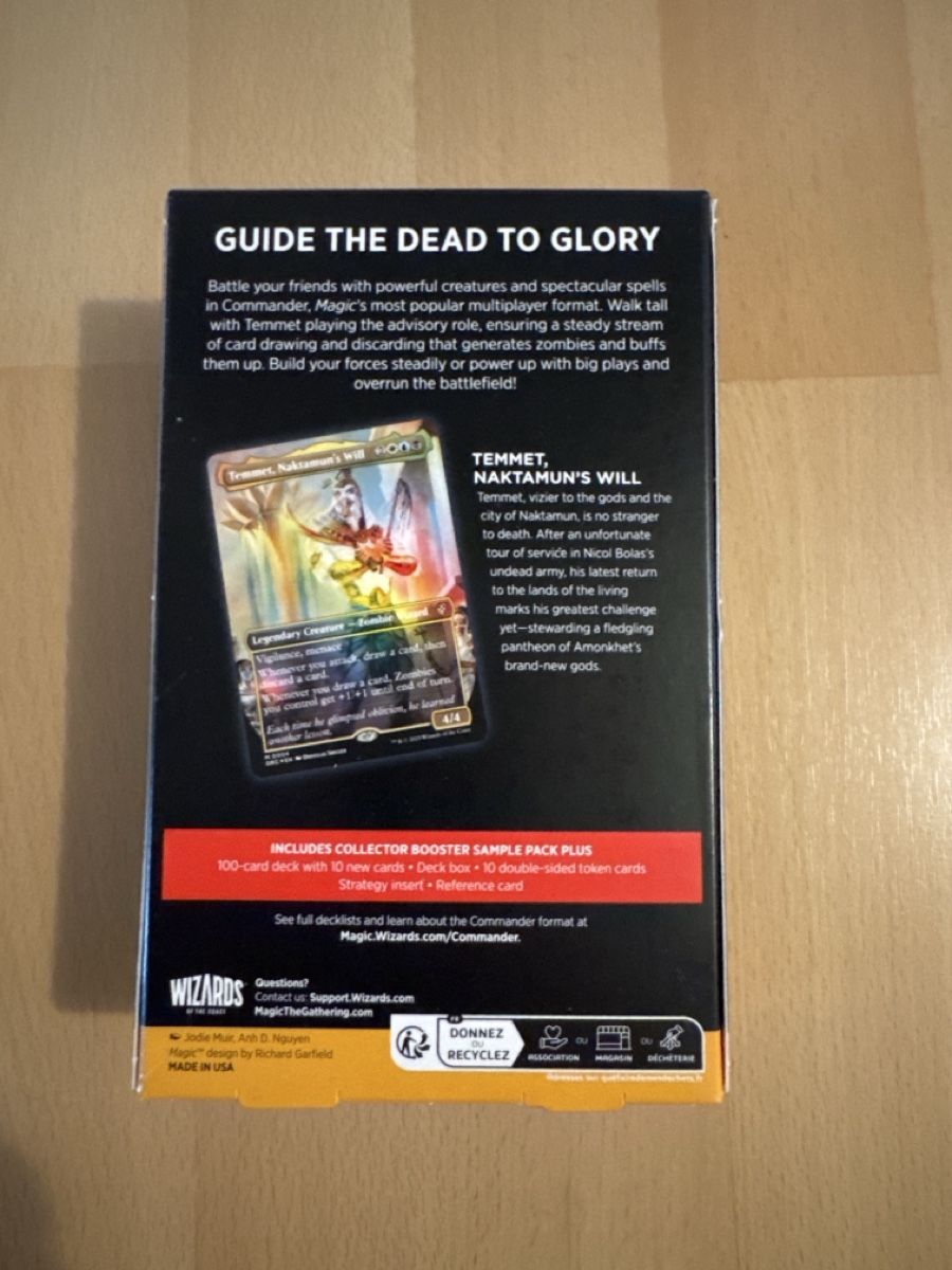 Magic The Gathering Carte collezionabili: Magic: The Gathering - Commander Deck: Eternal Might – Nuovo e nell'imballaggio originale da Zürich venduto da phobiateam 1