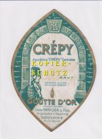 Etikette - Crépy "Goutte d'OR" brut /bd