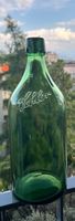 Flasche grün Schlor antik Sammlerstück oder Deko