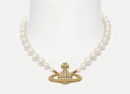 Vivienne Westwood Halskette One Row Pearl Bas Re
