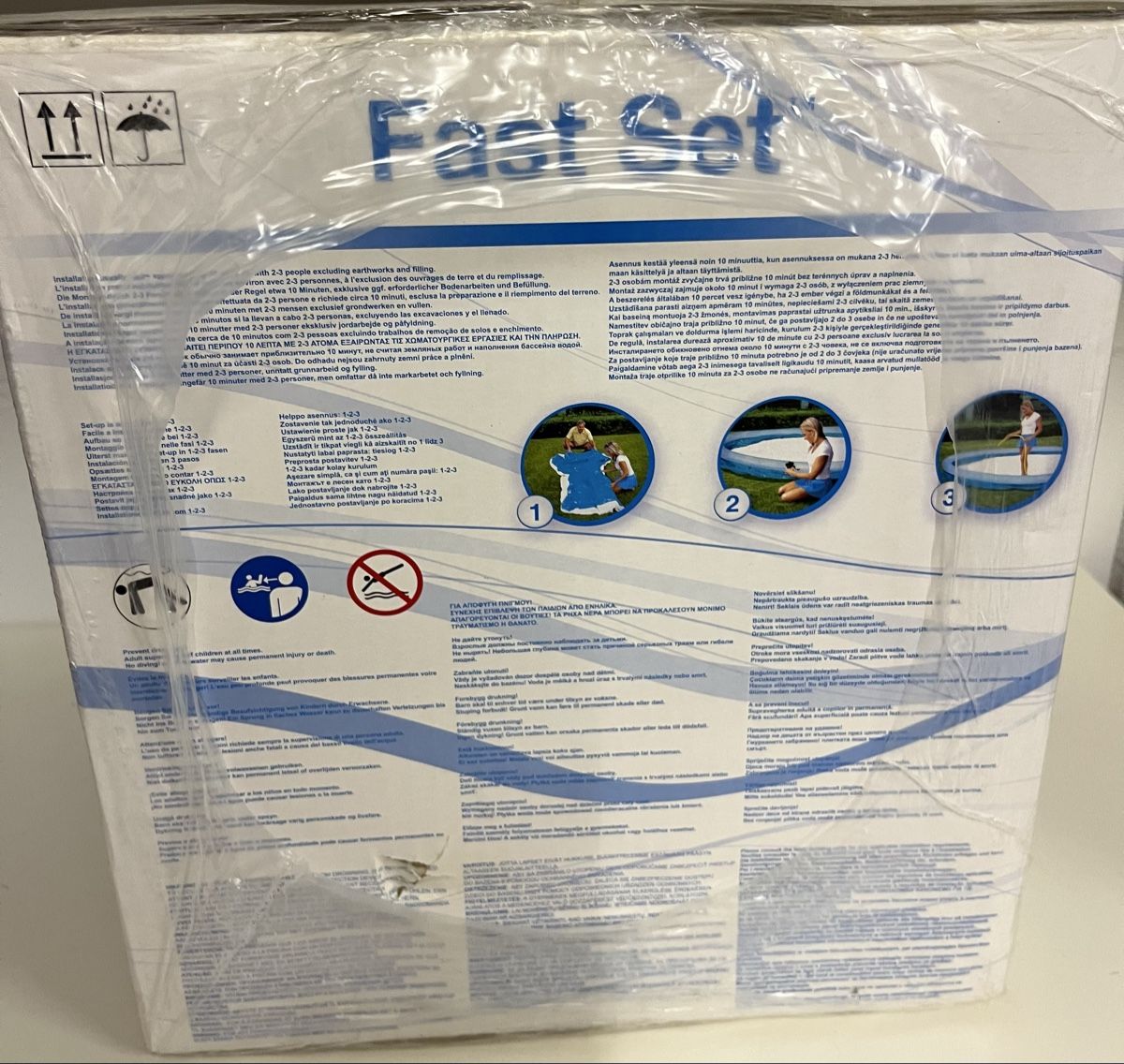 Bestway Schwimmbad: Neu: Bestway Fast Set Pool, 2.44m Durchmesser - Badespass! – Neu und originalverpackt aus Zürich von guti82 1