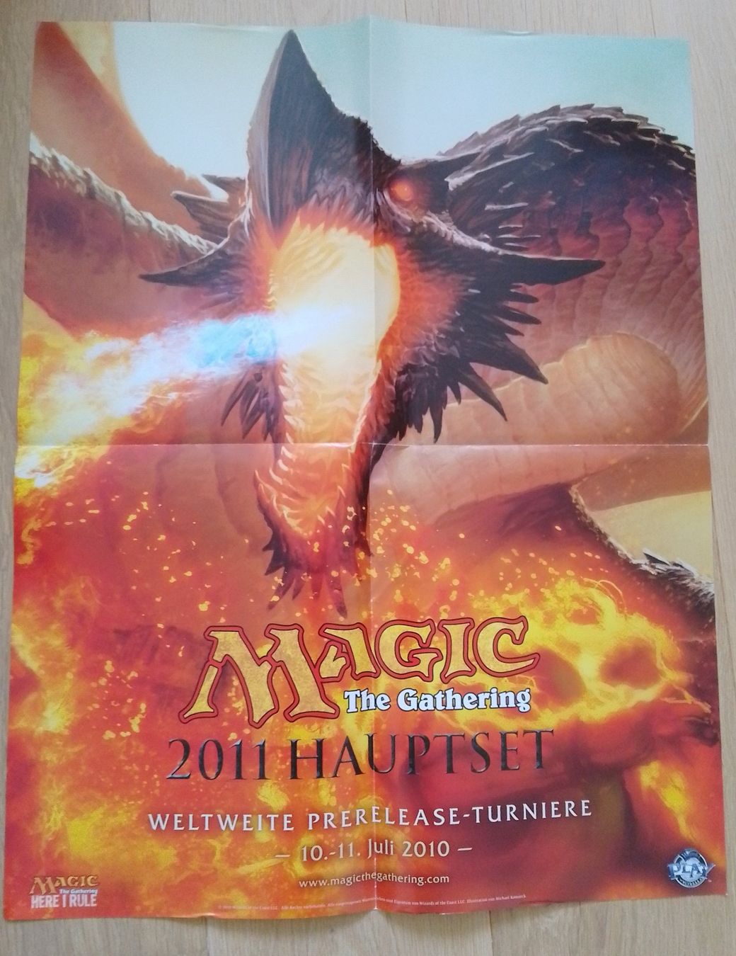 Magic The Gathering Carte collezionabili: Magic the Gathering Poster 2011 Hauptset Prerelease 11. Juli – Usato da Wohlen AG venduto da salamanderspielwaren 1