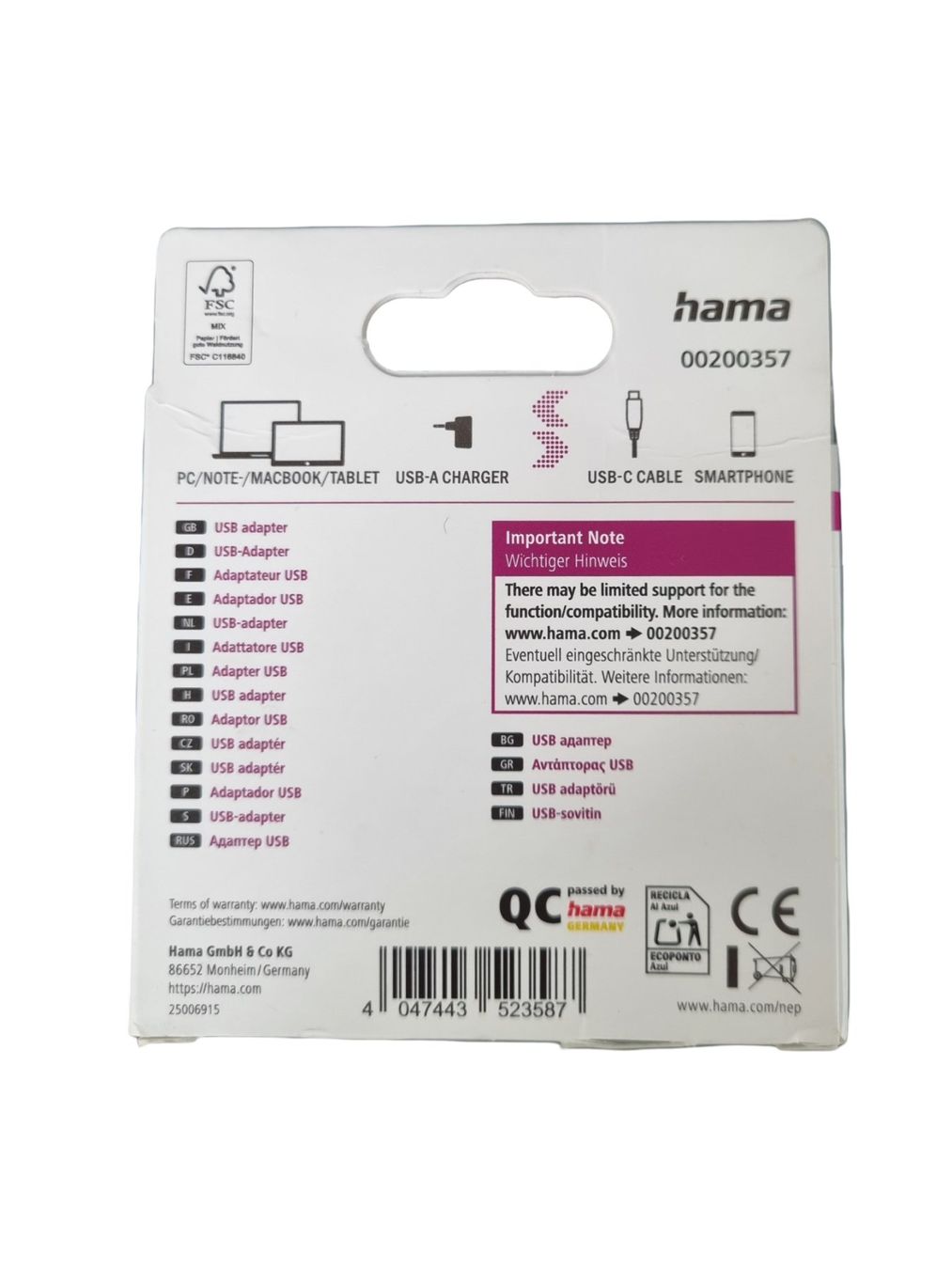 Hama Laufwerke & Adapter: HAMA USB Adapter – Neu (gemäss Beschreibung) aus Wangen b. Olten von Restwert_Wangen 1