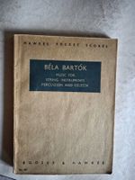 Bela Bartok - Hawkes Pocket Scores  609 - 1939