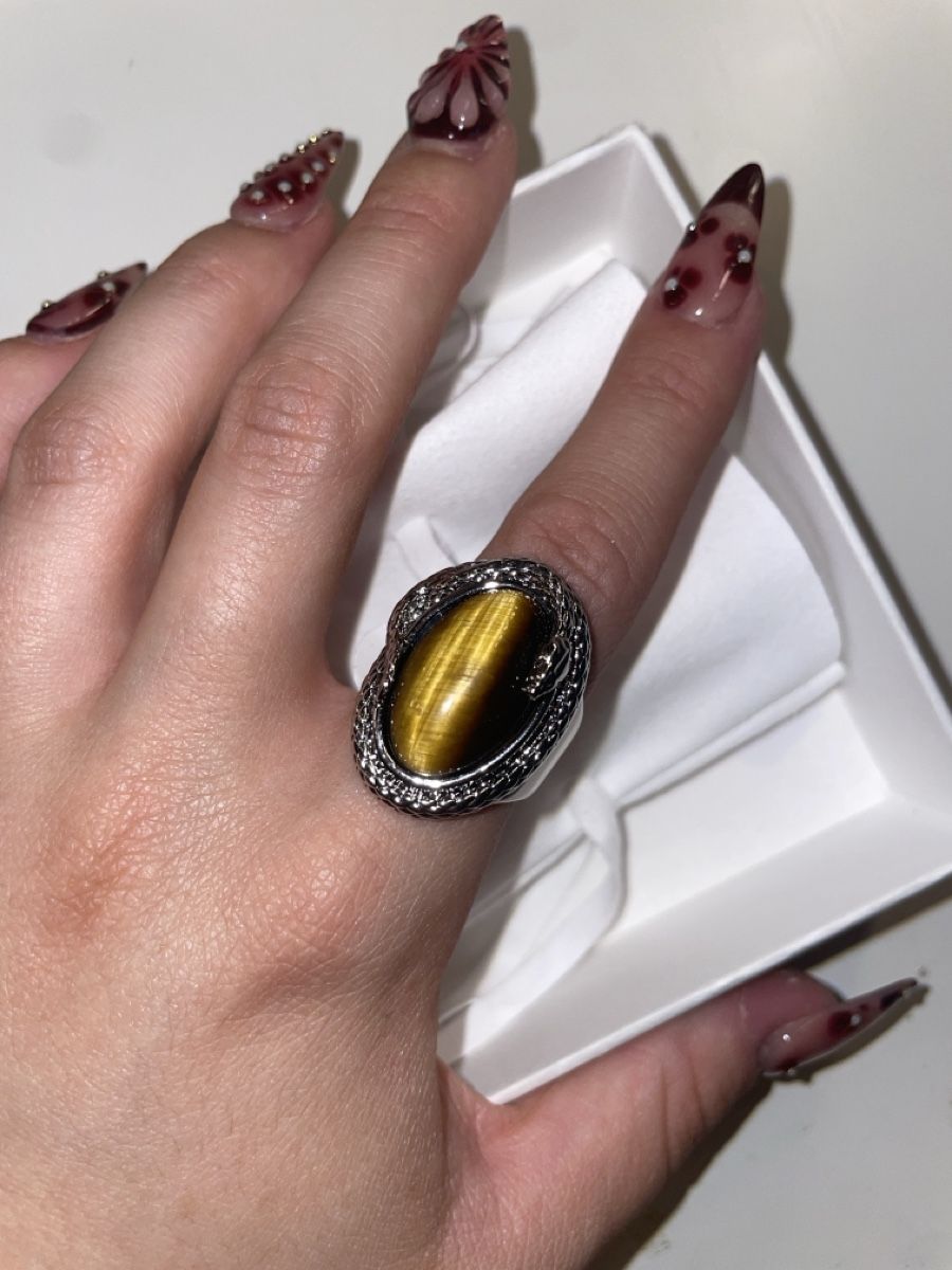 Ringe: Silberring mit Tigerauge-Stein – Neu und originalverpackt aus Zürich von kat_x8wt 1