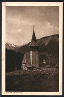 AK Langwies, Blick auf die Kirche