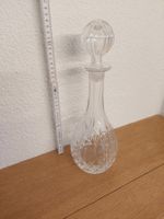 WUNDERSCHÖNE KRISTALL LIKÖR FLASCHE DECANTER MIT DECKEL NEU