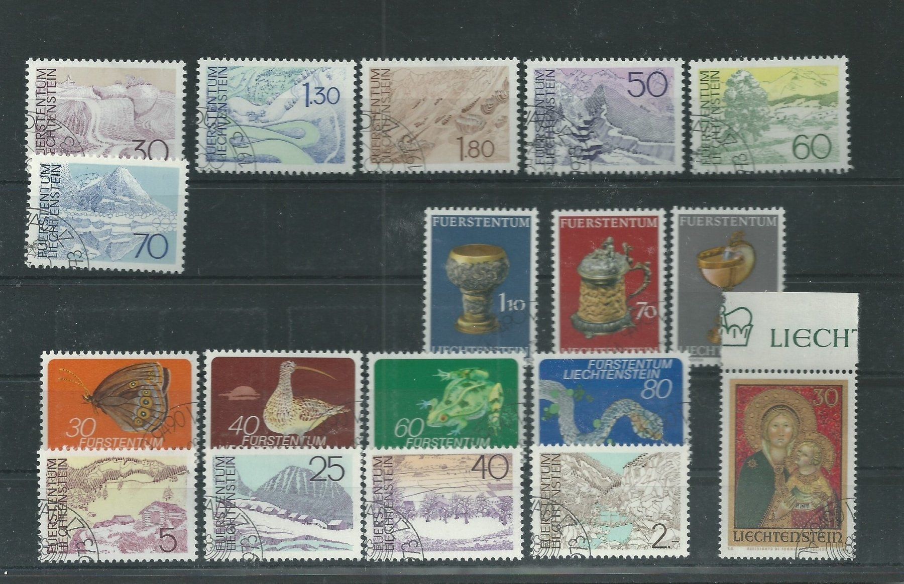 Alle Briefmarken: 1973 FL – Gebraucht aus Trübbach von Sammer51