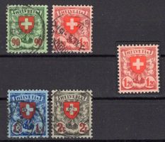 R1662  /  ECUSSONS 1924 série + variété