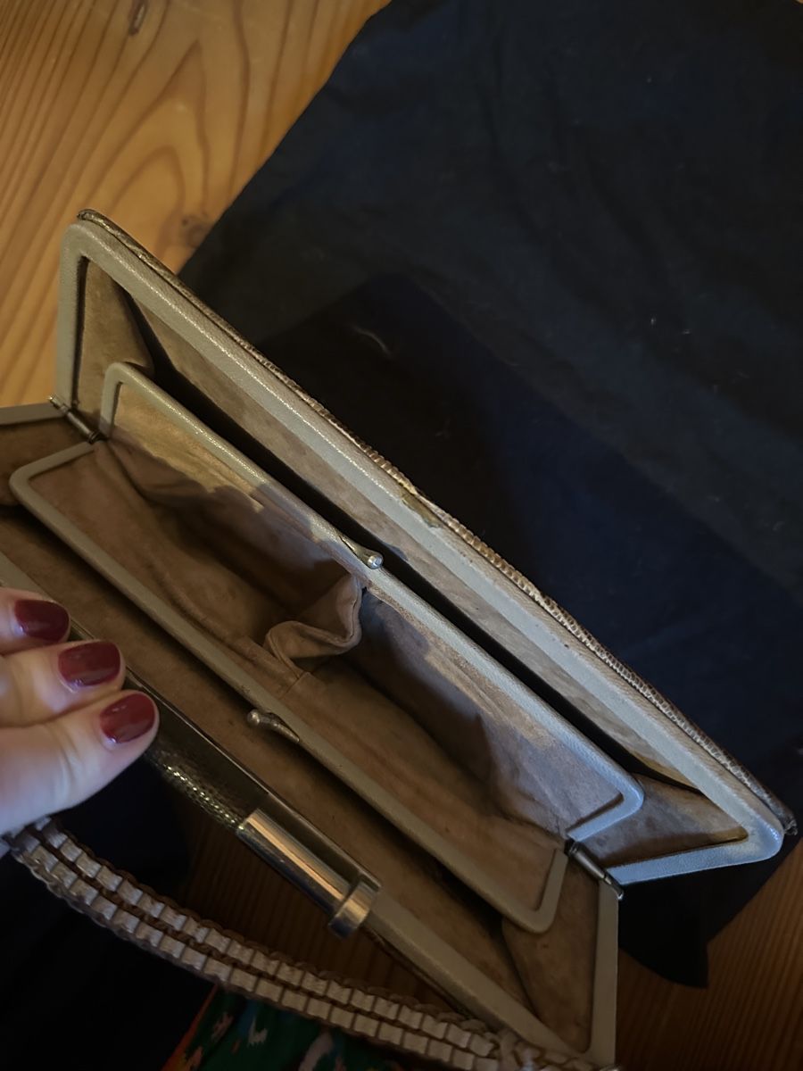 Borse da donna: Vintage Handtasche Echtes Reptil-Leder – Usato da Appenzell venduto da CBuerkler 2