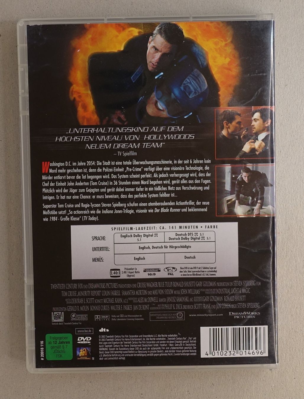 Tous les DVDs: Minority Report – D'occasion à Sessa par fraenklishop 1