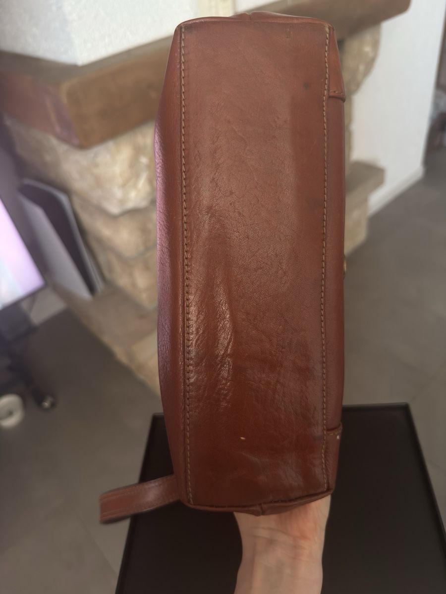 Borse da donna: Sac vintage en cuir marron Hexagona – Usato da Vuippens venduto da Anna_as 2