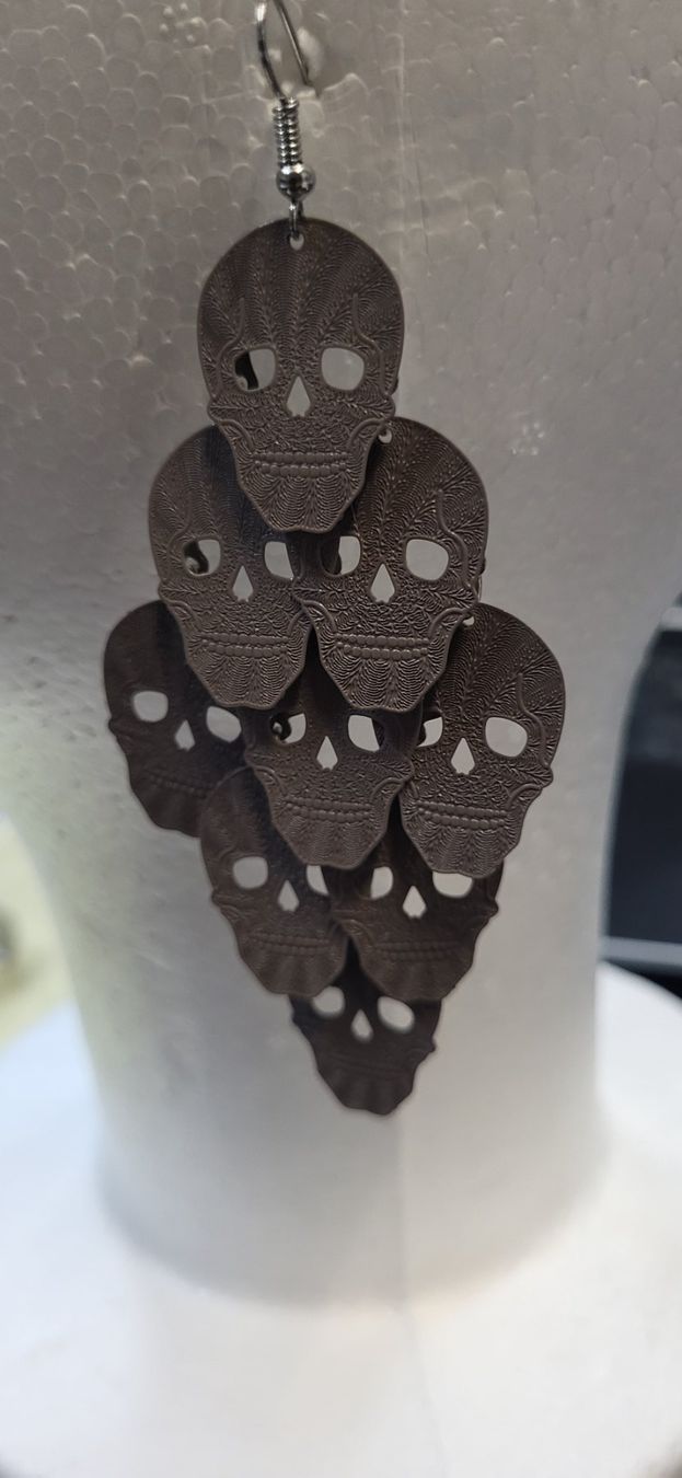 Orecchini pendenti & Orecchini a lobo: Ohrringe Totenkopf-Designe – Nuovo (secondo la descrizione) da Figino venduto da MabaStore24 1