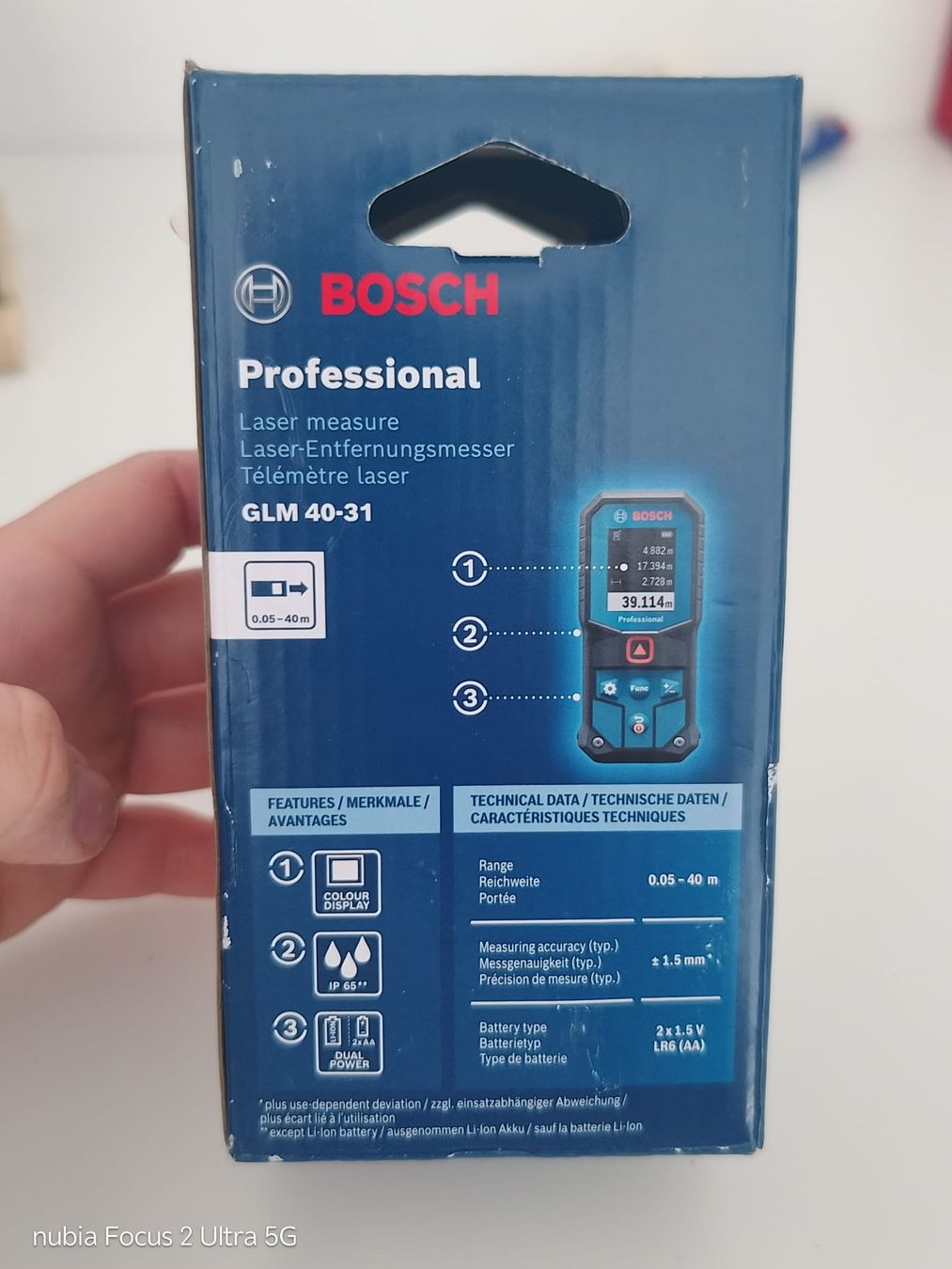 Bosch Misurare: BOSCH Professional Laser measure GLM 40-31 – Nuovo (secondo la descrizione) da wattwil venduto da pel_qh26 1
