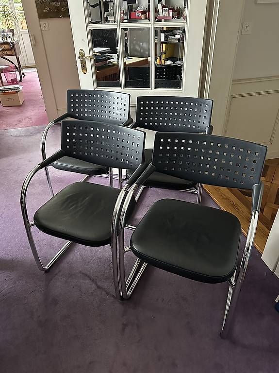 Vitra Stühle: Chaises Vitra Visavis 1999 – Gebraucht aus Moutier von Casotti
