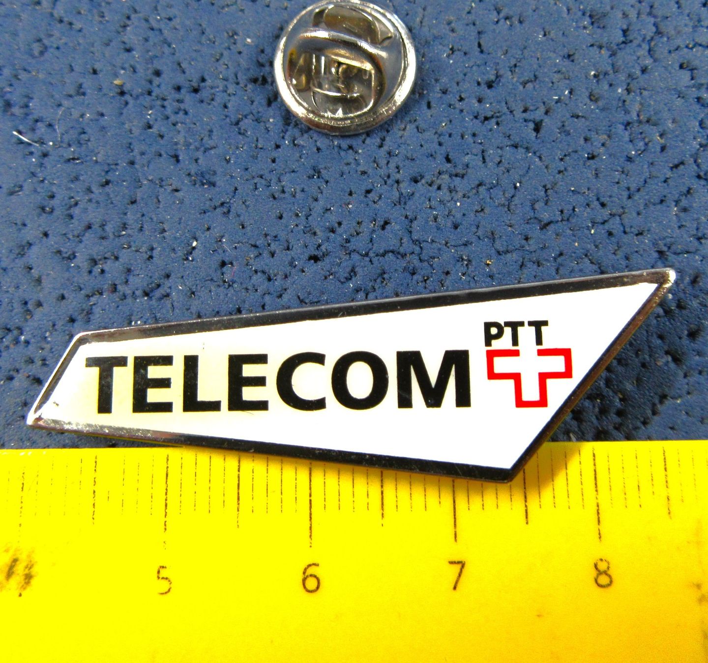 Swiss Placchette & Badge: TELECOM PTT SCHWEIZ PIN GROSSS – Usato da Ettingen venduto da Hausi4711