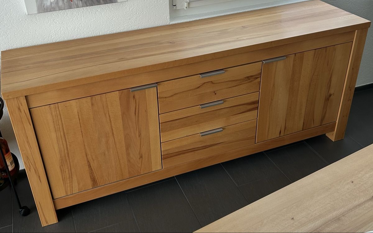 Kommoden: Sideboard, Kernbuche, massiv – Gebraucht aus Hersberg von Seesternchen85 3