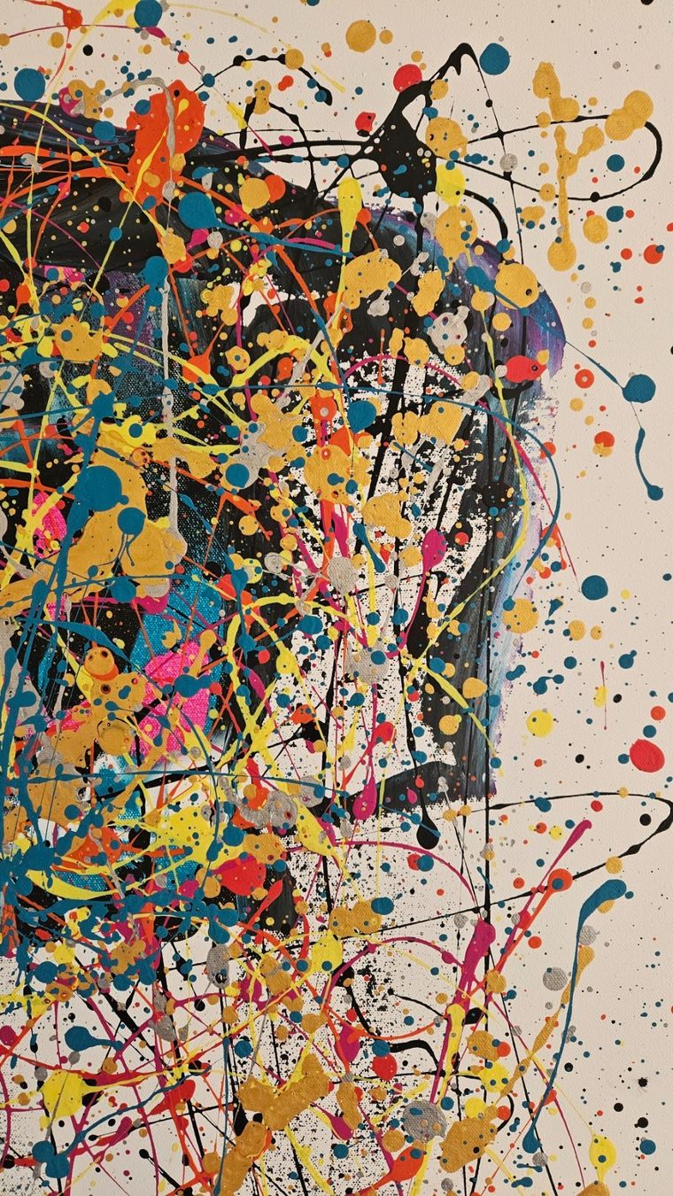 Gemälde: Tableau abstrait unique - art moderne et coloré! – Neu (gemäss Beschreibung) aus Le Locle von fab_c9hh 3