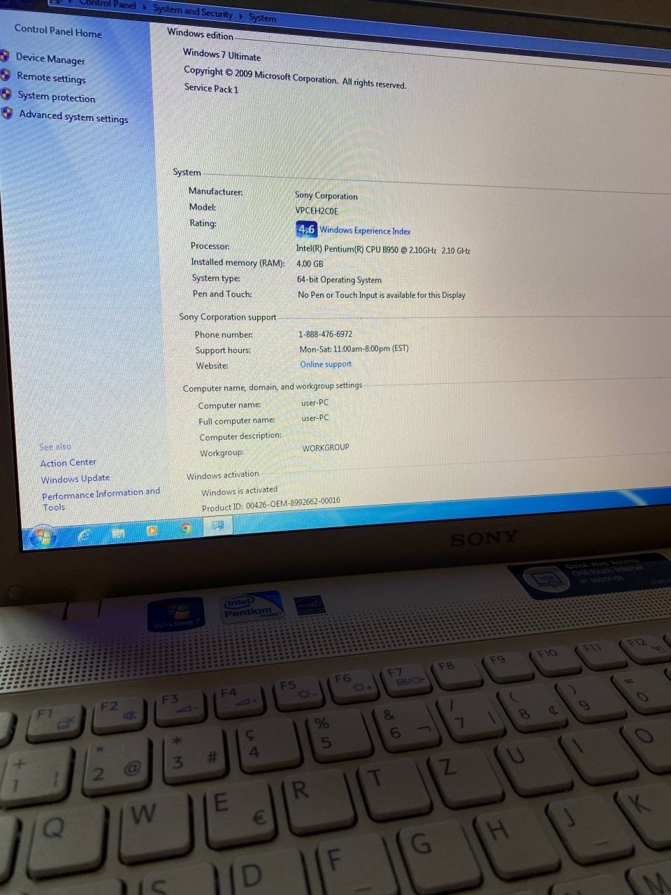 Vaio Notebook: Laptop Sony Vaio PCG-71911M – Usato da St. Gallen venduto da RadiumSKX 2
