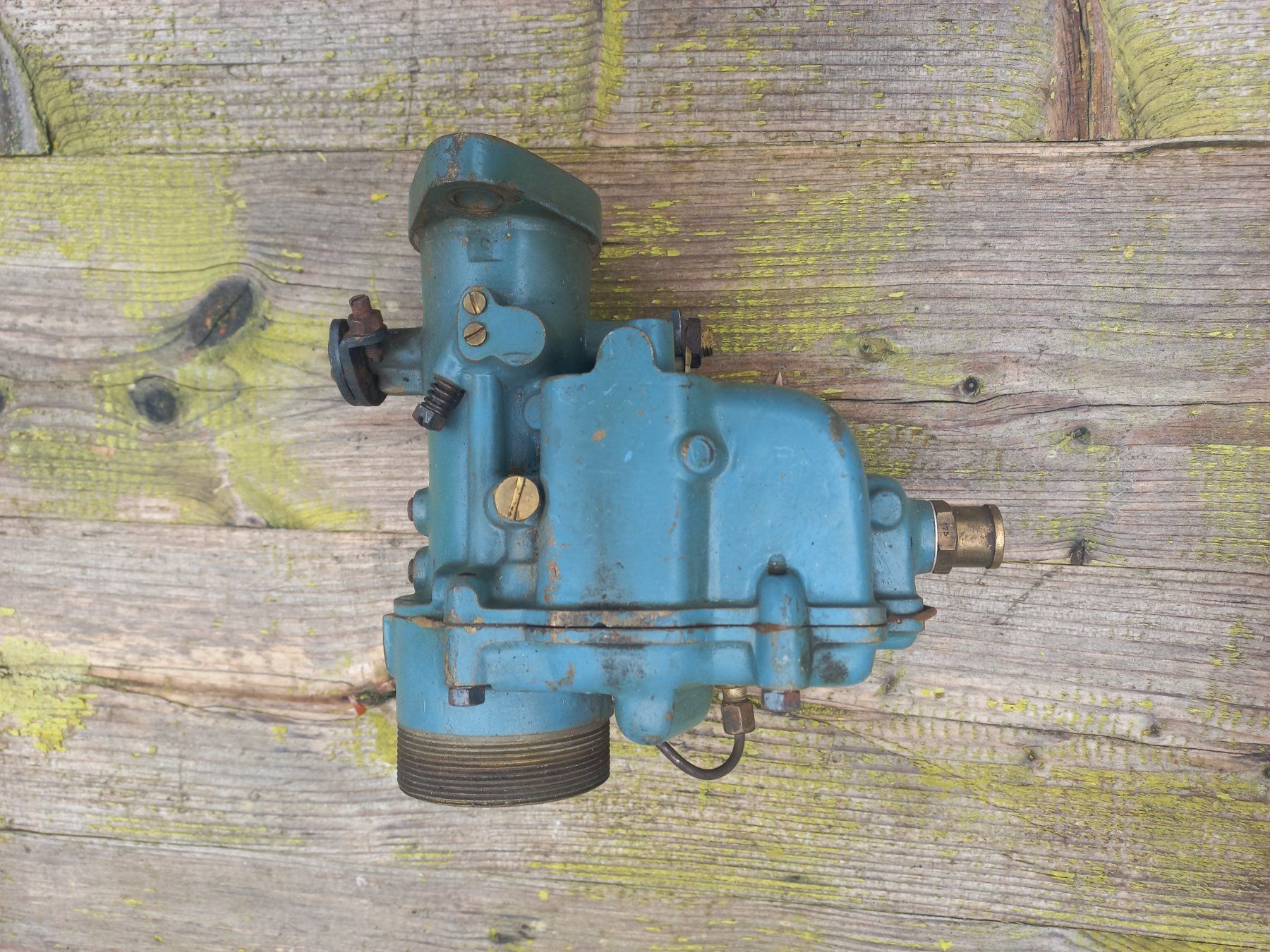 Tutti pezzi di ricambio auto: rarer Oldtimer Messing / Bronze Vergaser WEBER Tipo 36 DR3 – Usato da Dulliken venduto da Dullikenlerchclassic