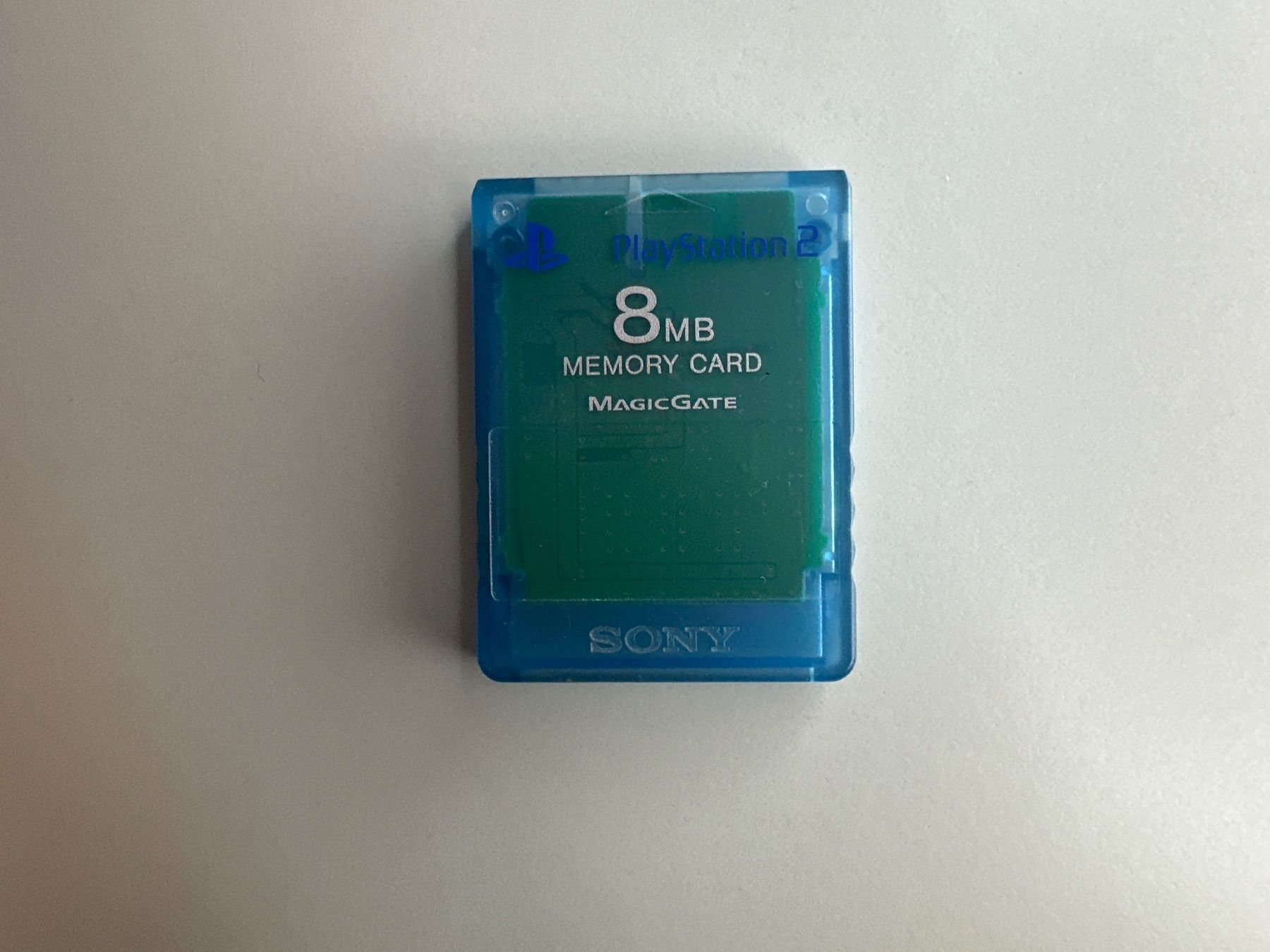 Sony Memory Units & Memory Cards: PS2 Memory Card blau durchsichtig – Gebraucht aus St.gallen von taduz