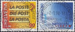 937 + 938 mit FD-Vollstempel vom Ort Bern1 10, 07.01.98