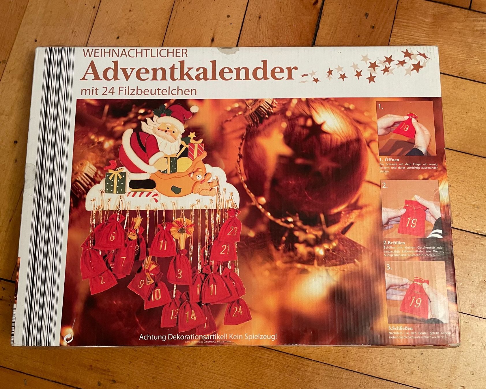 Calendari: Adventkalender mit 24 Filzbeutelchen – Usato da Zürich venduto da loriana 1