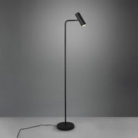 LED Stehleuchte, Schwarz, 151 cm Höhe