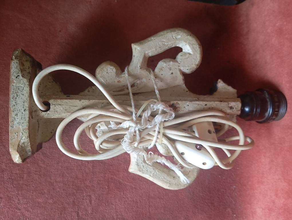 Lampade: Barock Lampe aus Holz – Usato da Basel venduto da Petergunn 3
