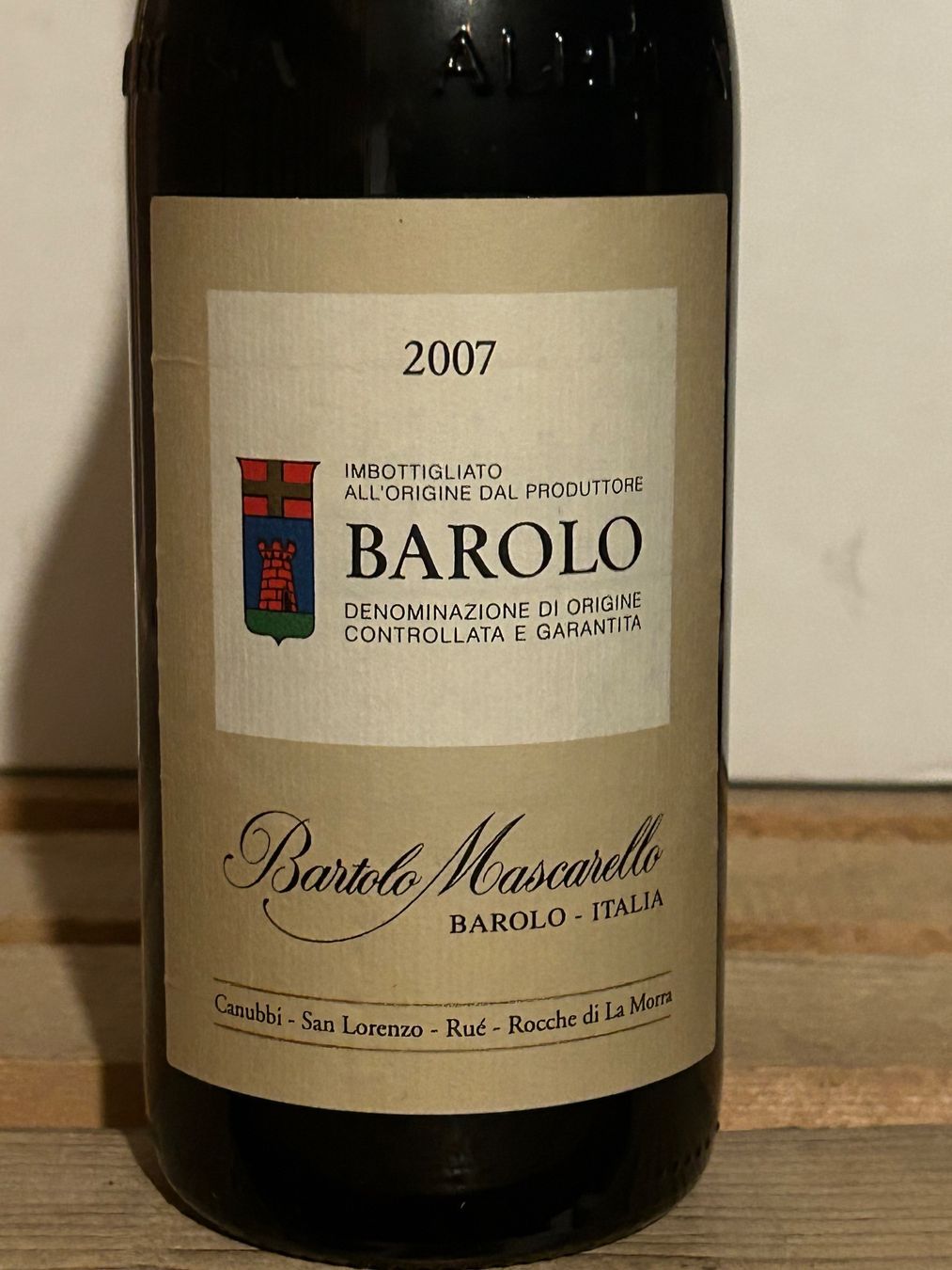 Vino: EXCEPTIONNEL Barolo 2007 BARTOLO MASCARELLO – Nuovo (secondo la descrizione) da Roche VD venduto da avediscipule 1