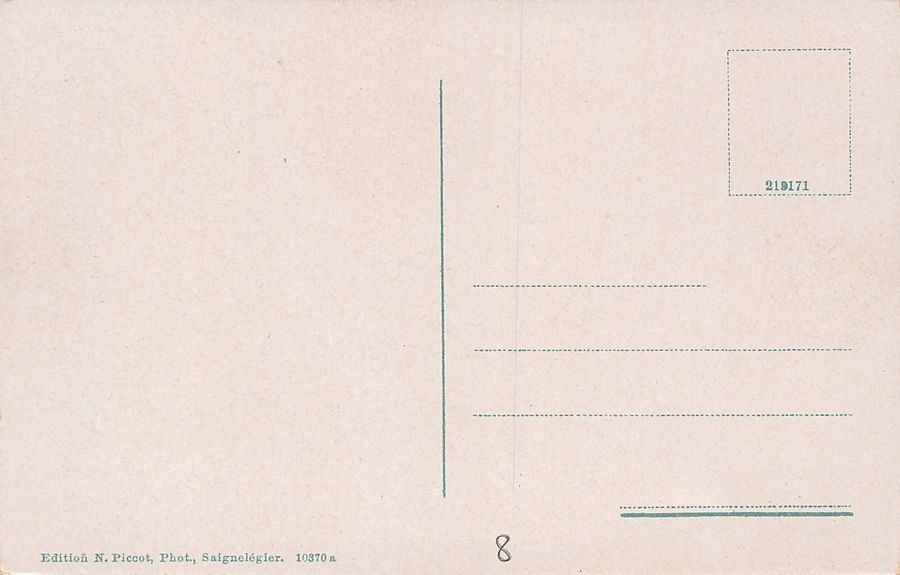 Cartoline postali: Saignelégier, Partie de Ski, vers 1925 – Usato da Frauenfeld venduto da POML 1