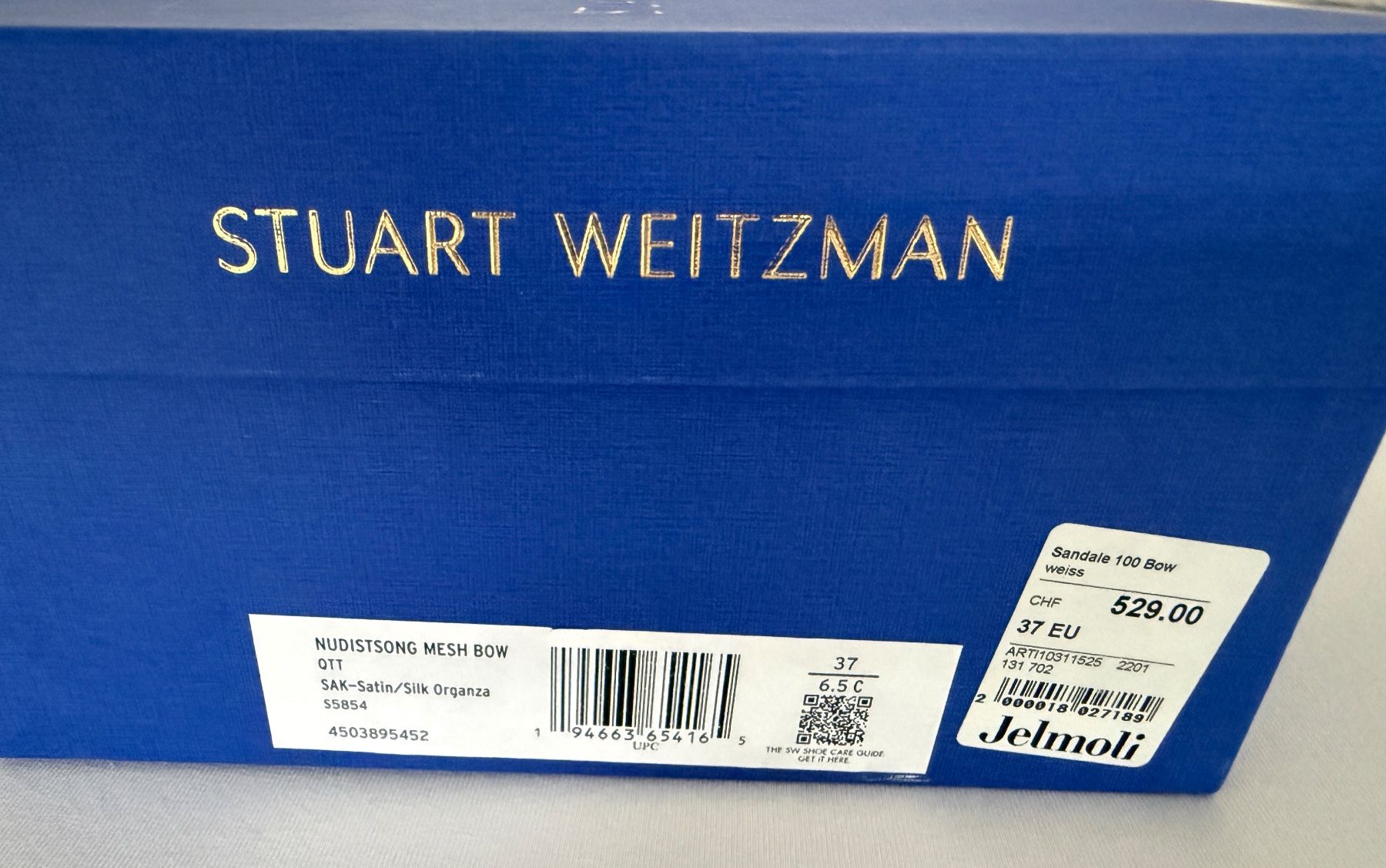 Stuart Weitzman Damenschuhe: Stuart Weitzman Nudistsong Mesh Bow Sandaletten – Neu (gemäss Beschreibung) aus Pfäffikon SZ von Redwulf34 9