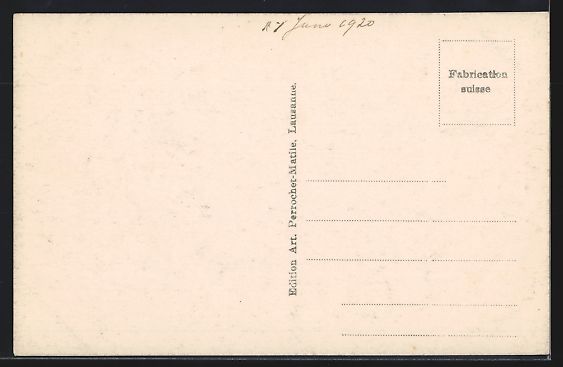 Cartoline postali: AK Vevey, Temple de St. Martin – Usato da Berlin venduto da bartko-reher 1
