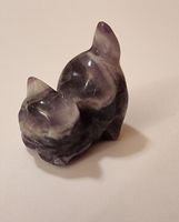 Amethyst Katze Statue / Figur