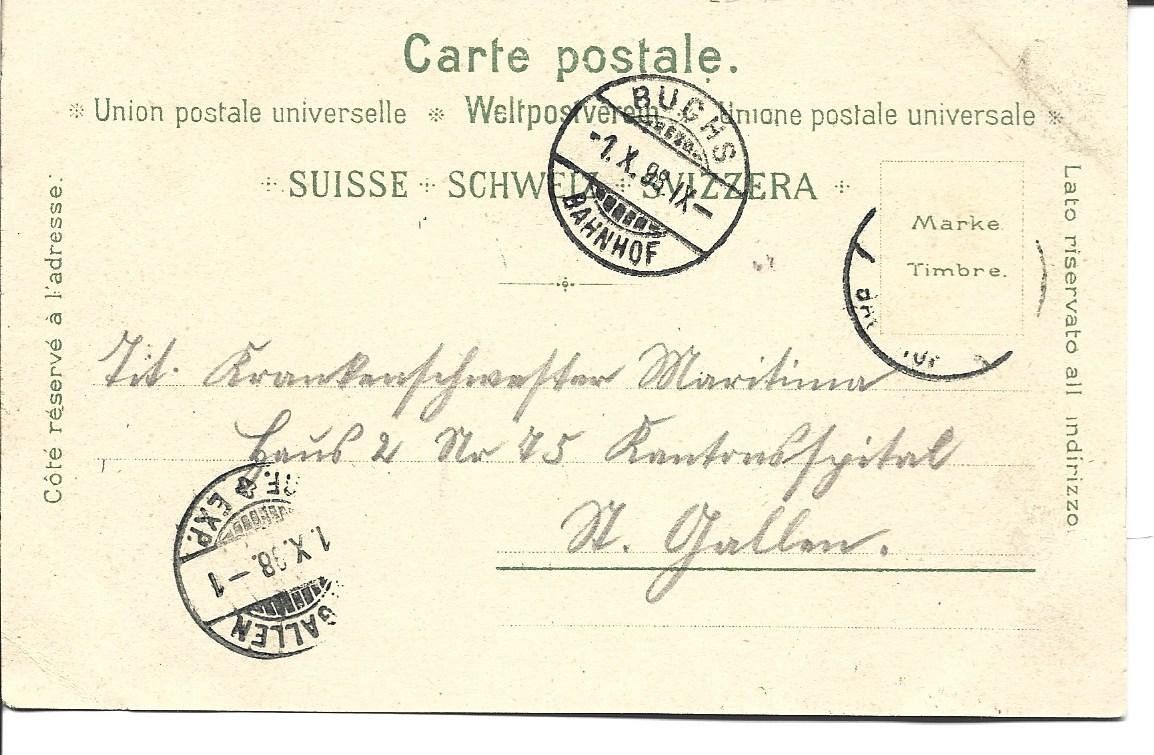 Cartoline postali: AK Werdenberg  Litho – Usato da Appenzell venduto da mai25 1