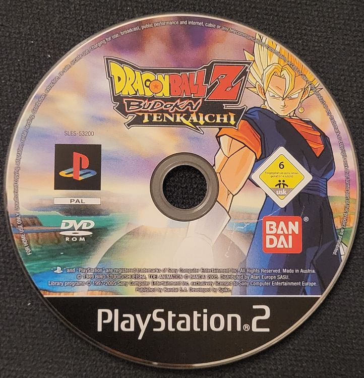 Jeu PS2 Dragon Ball Z Budokai Tenkaichi 1 - Version FR, Manuel Inclus, Multi-joueur